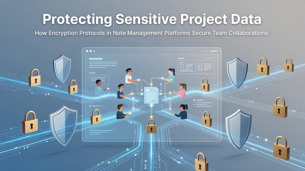 How Encryption Protocols in Note Management Platforms Protect Sensitive Project Data During Team Collaborations